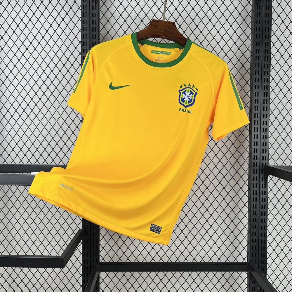 Retro Brazil Jersey 2010 Home Football Kit Soccer