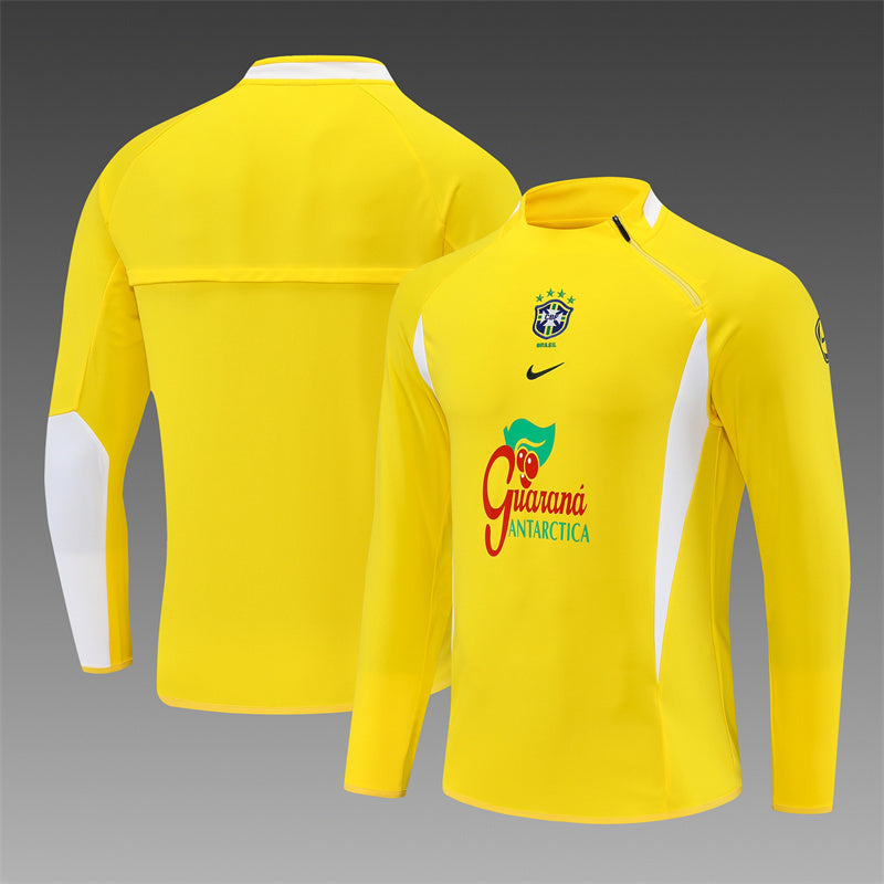 Retro Brazil Training Tracksuits 2002 Football Kit Soccer