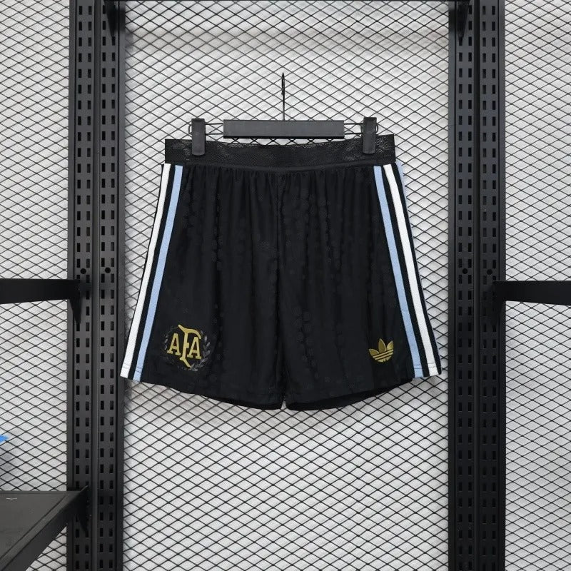 Player Version Argentina Shorts 2025 Black Football Kit