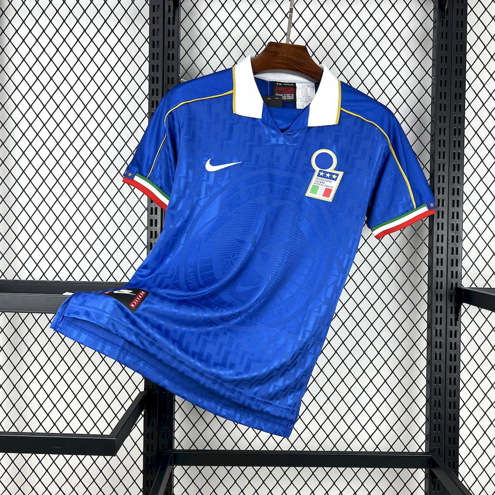 Retro Italy Jersey 1995 Home Football Kit Soccer
