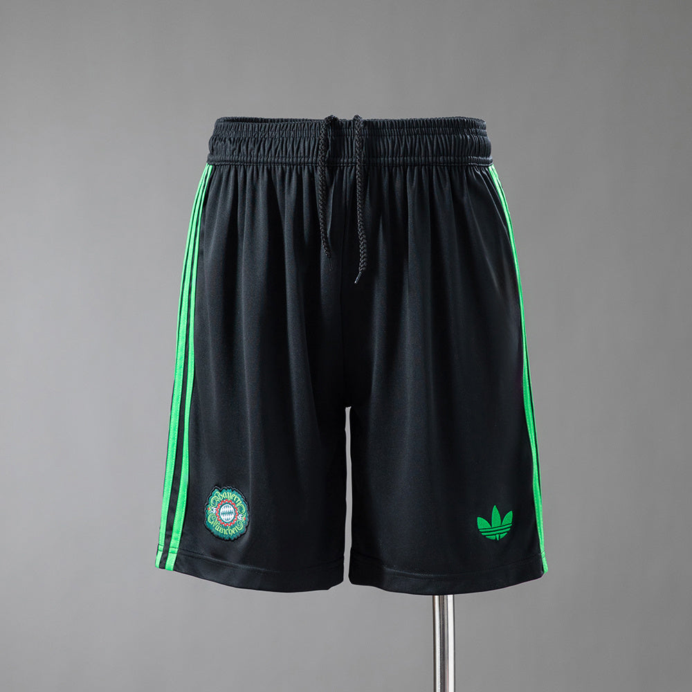 Bayern Munich Black Shorts 25/26 Football Kit Soccer