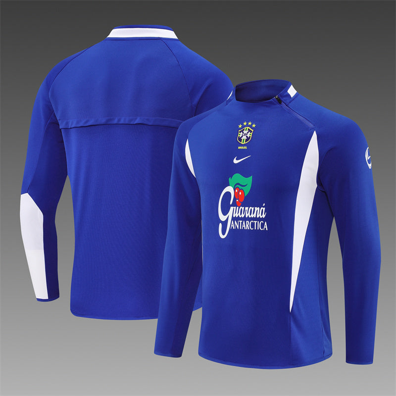 Retro Brazil Training Tracksuits 2002 Football Kit Soccer
