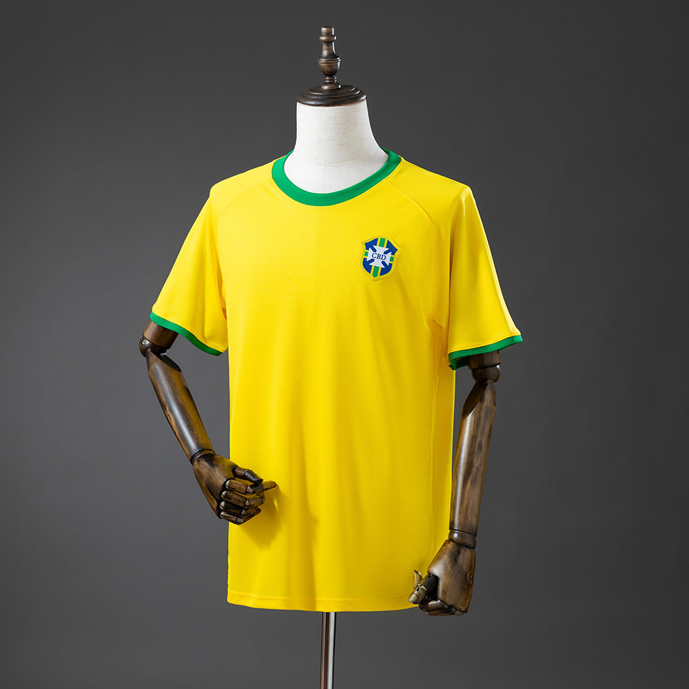 Retro Brazil Jersey 2025 Yellow Kit product image 1