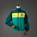 Brazil Windbreaker 2010 Green Football Soccer Jacket product image 1