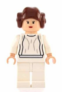 Princess Leia (Light Nougat, White Dress, Small Eyes, Smooth Hair) product image 1, provided for visual reference and