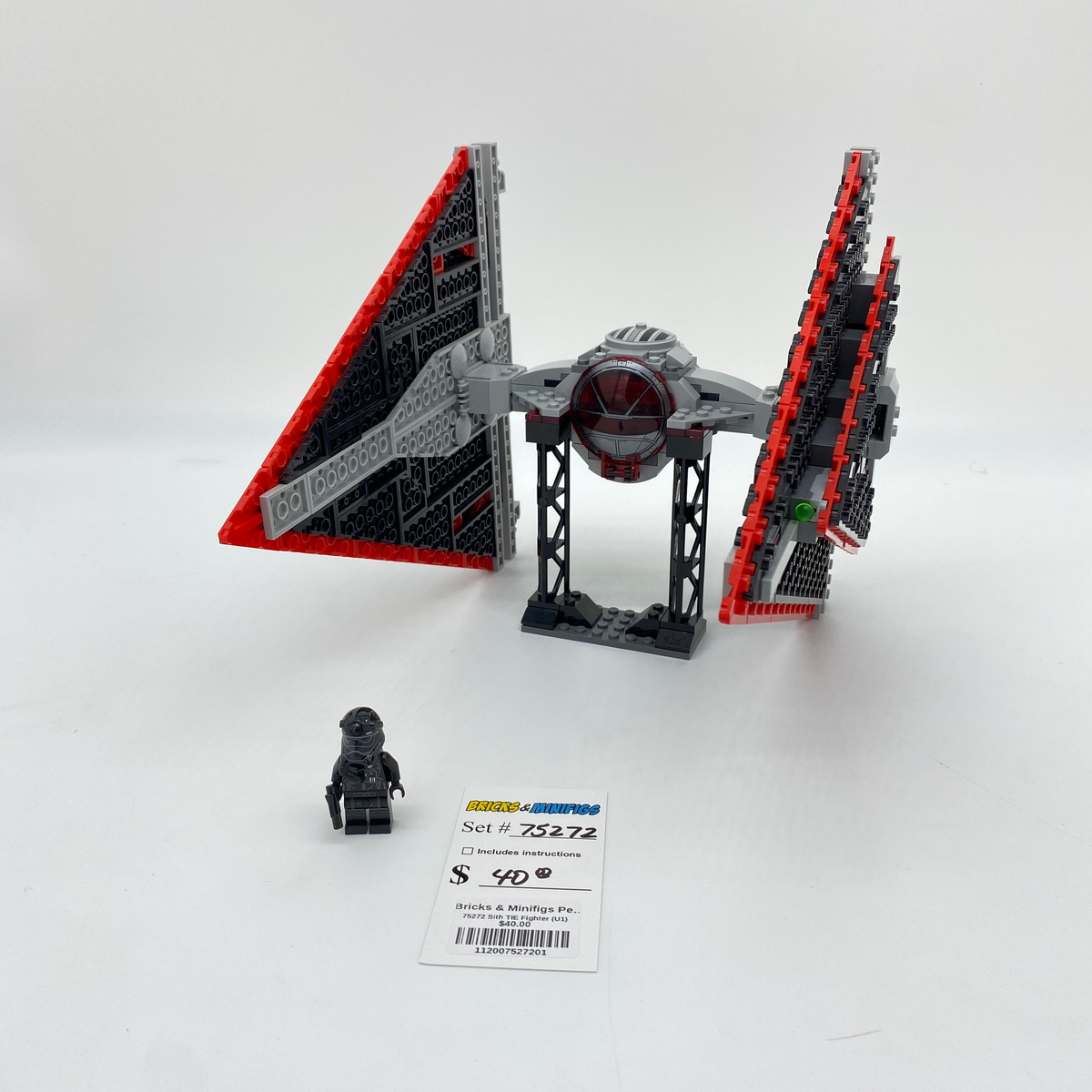 75272 Sith TIE Fighter (U1) product image 1, provided for visual reference and product detail review