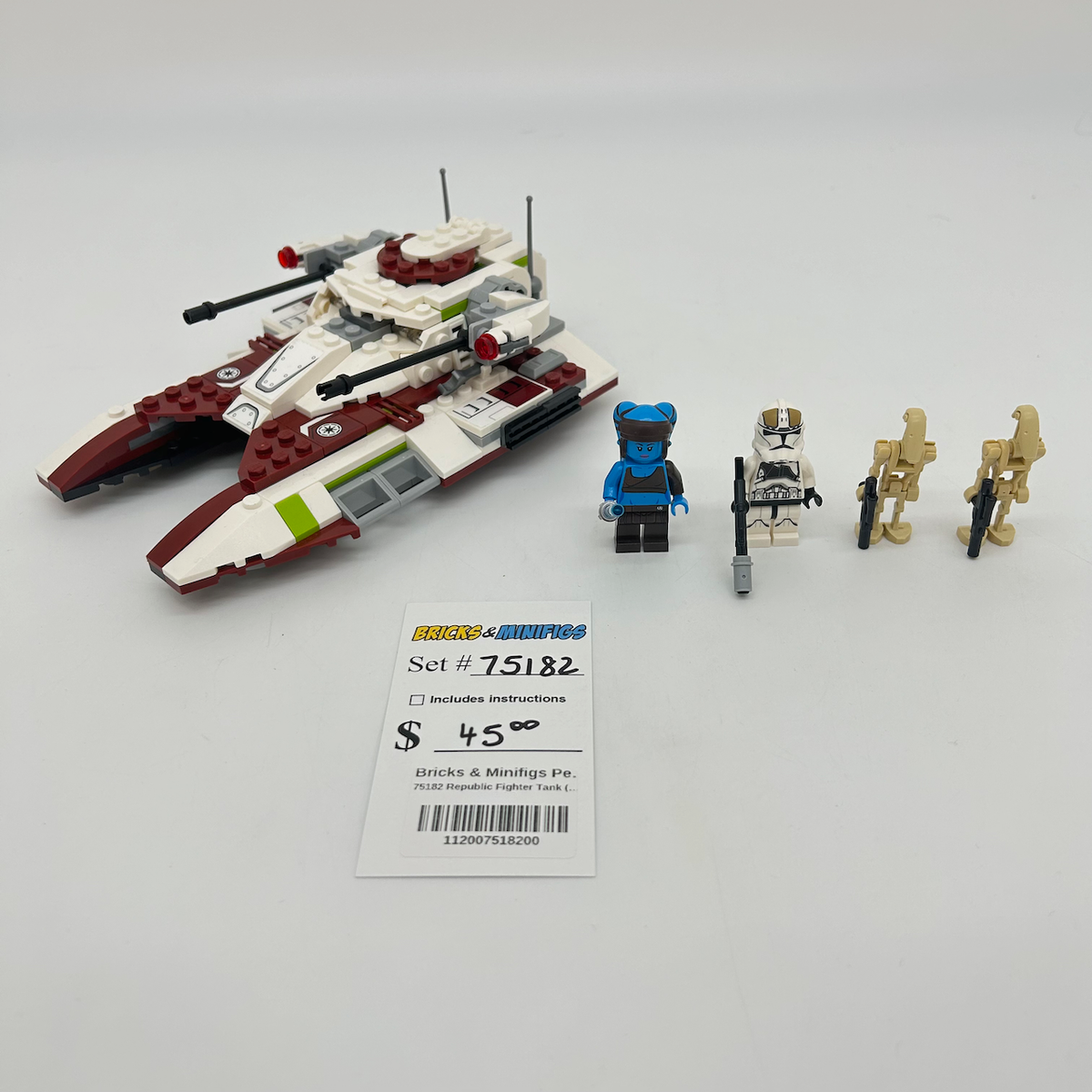 75182 Republic Fighter Tank (U) product image 1, provided for visual reference and product detail review