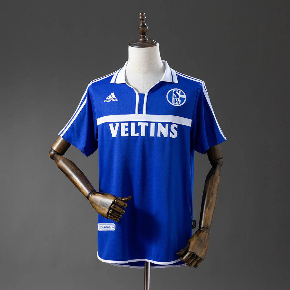 Schalke 04 Jersey 2001-02 Home Retro Football Kit product image 1