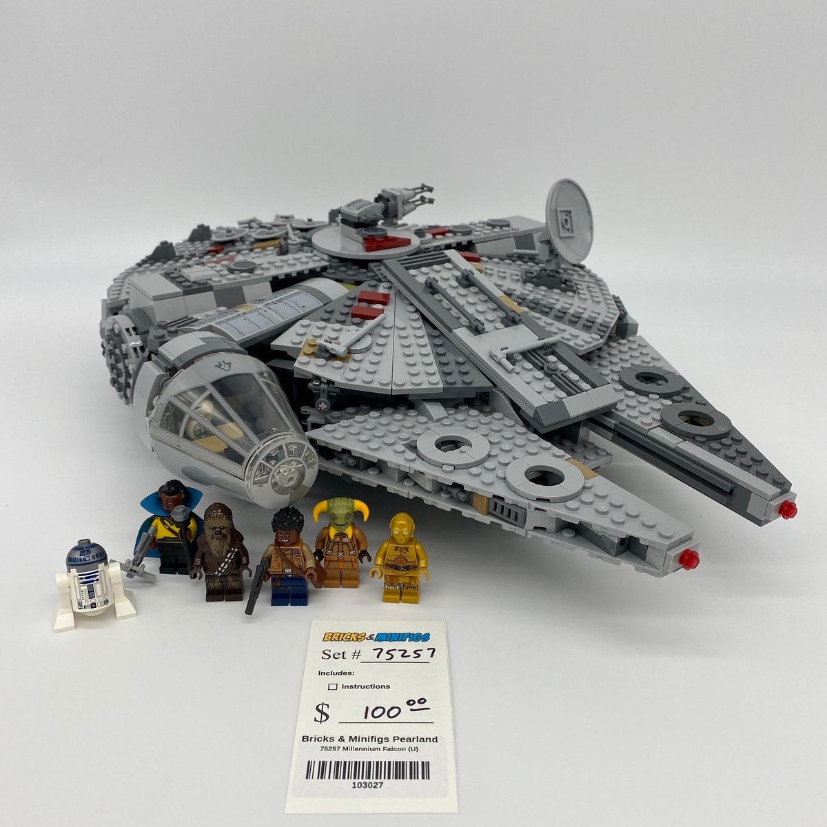 75257 Millennium Falcon (U) product image 1, provided for visual reference and product detail review