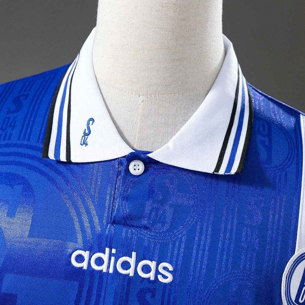 Schalke 04 Jersey 1996-97 Home Retro Football Kit product image 7