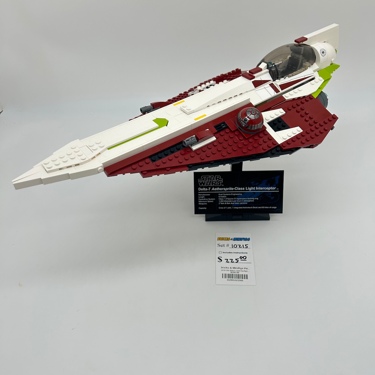 10215 Obi-Wan's Jedi Starfighter (U) product image 1, provided for visual reference and product detail review