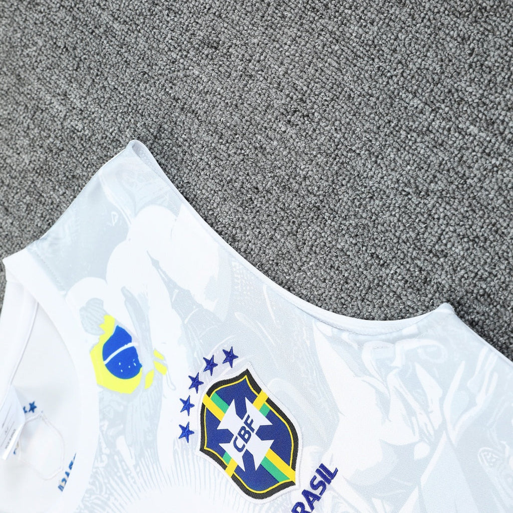 Brazil Vest Set Training Tracksuits 25/26 Football Kit product image 6