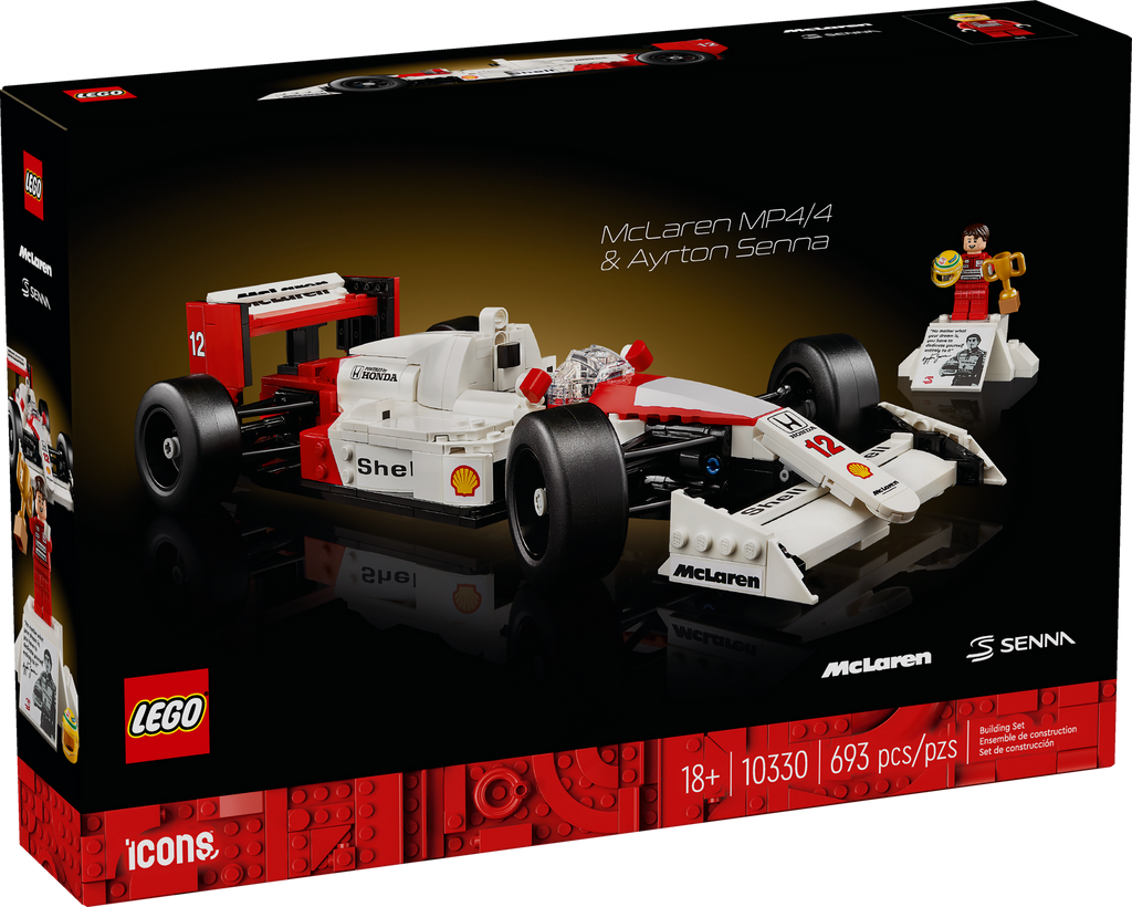 10330 McLaren MP4/4 & Ayrton Senna product image 1, provided for visual reference and product detail review