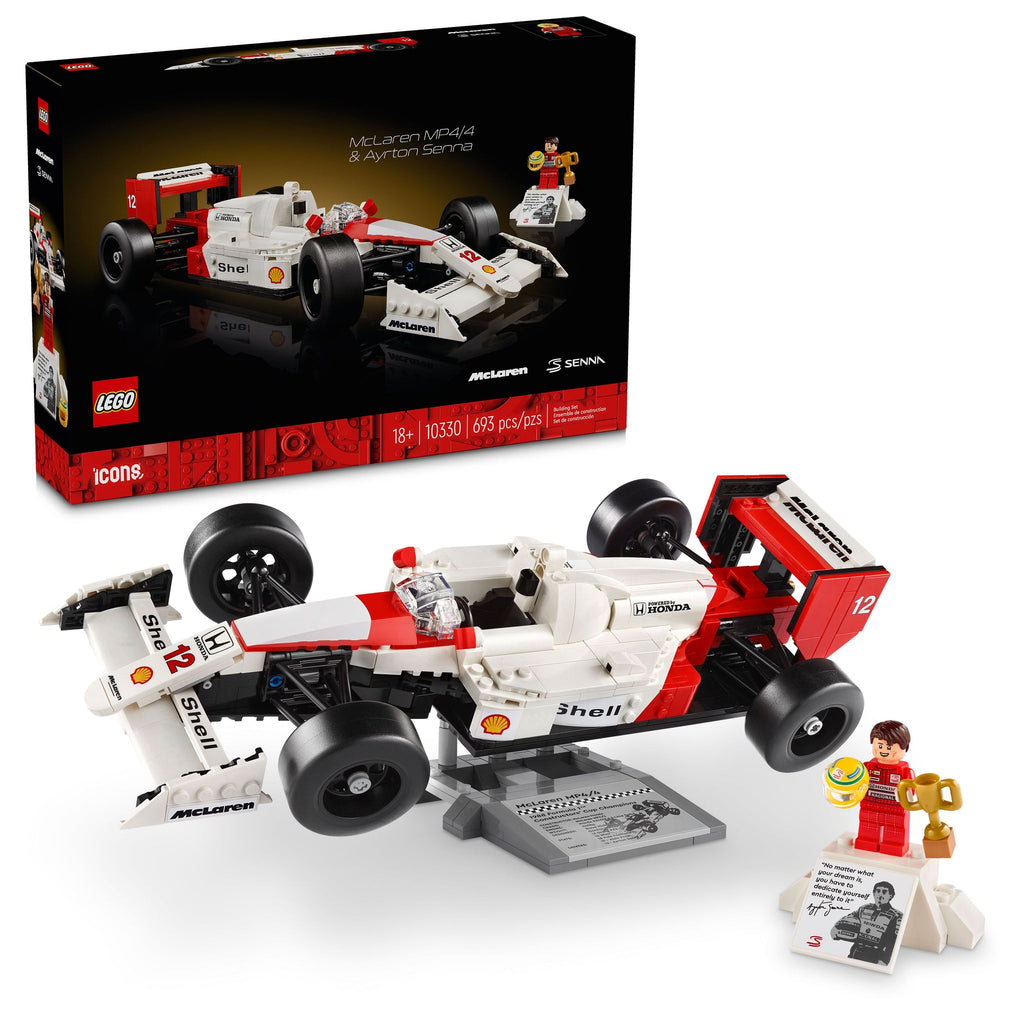 10330 McLaren MP4/4 & Ayrton Senna product image 2, provided for visual reference and product detail review