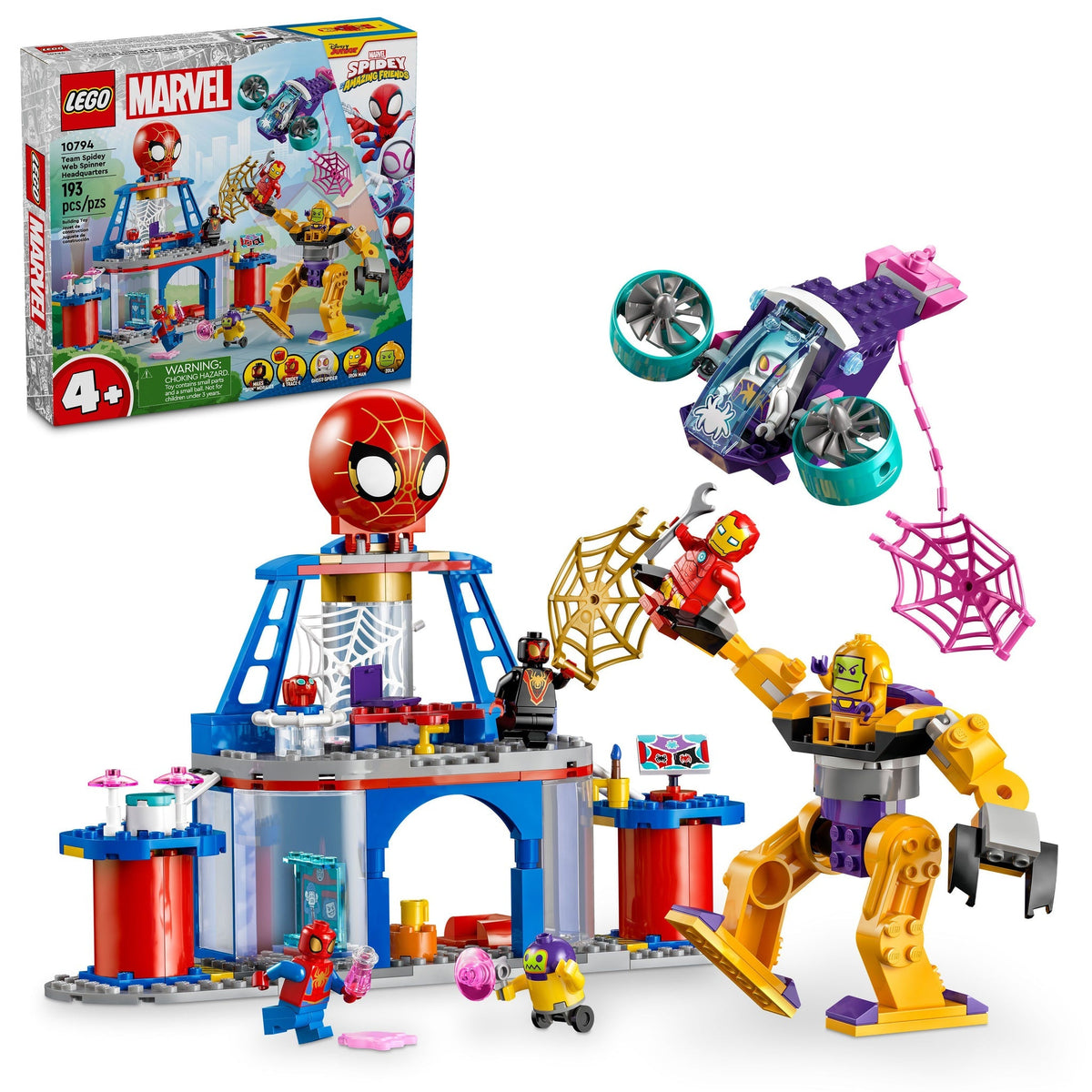 10794 Team Spidey Web Spinner Headquarters* product image 1, provided for visual reference and product detail review