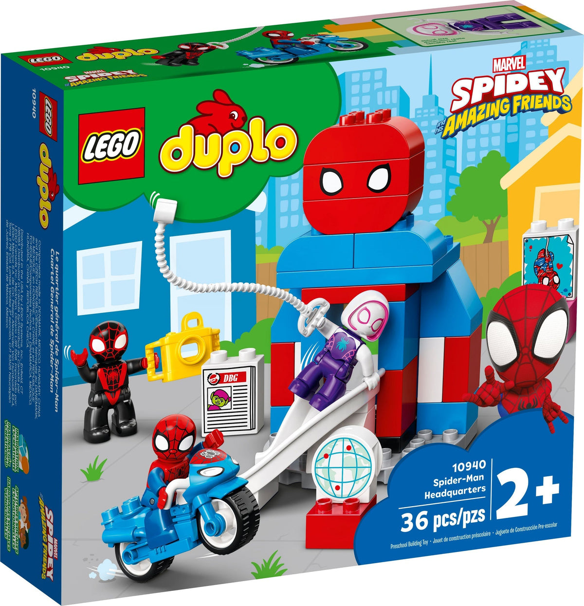 10940 Spider-Man Headquarters product image 2, provided for visual reference and product detail review