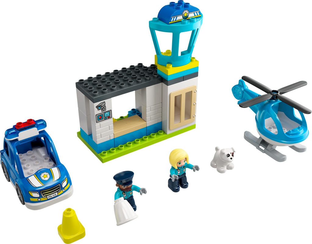 10959 Police Station & Helicopter product image 3, provided for visual reference and product detail review