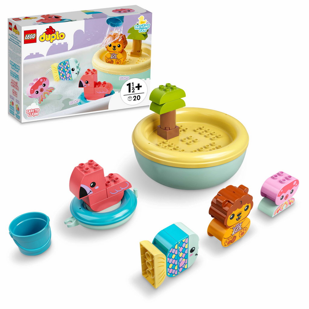 10966 Bath Time Fun: Floating Animal Island product image 1, provided for visual reference and product detail review