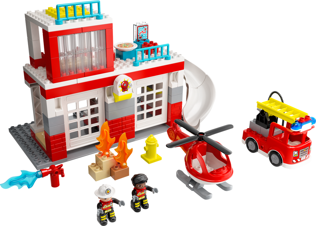 10970 Fire Station & Helicopter product image 3, provided for visual reference and product detail review