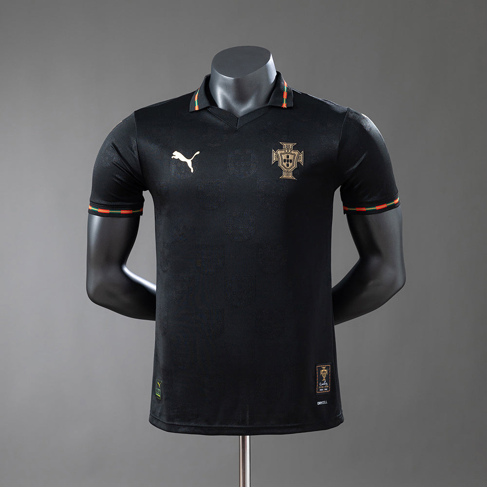 Player Version Portugal Black Jersey 2025/26 Home Football