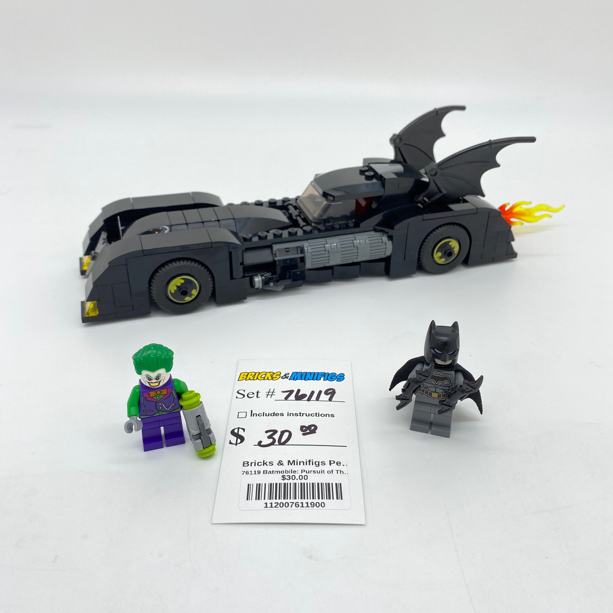 76119 Batmobile: Pursuit of The Joker (U) product image 1, provided for visual reference and product detail review