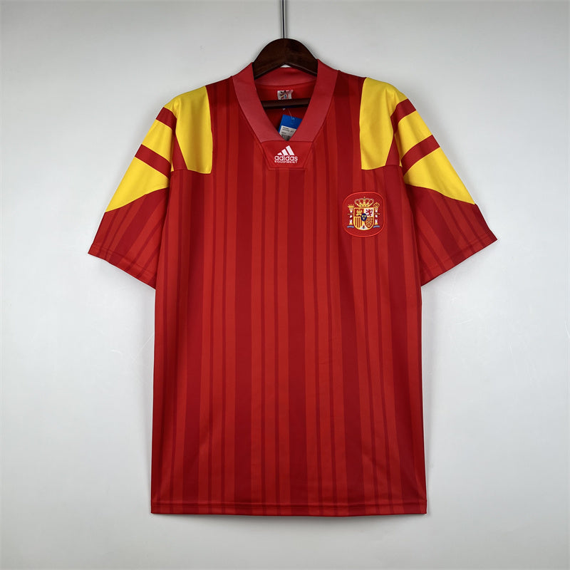 Spain Jersey Home kit 1992 1994 Retro Football Team Soccer product image 1