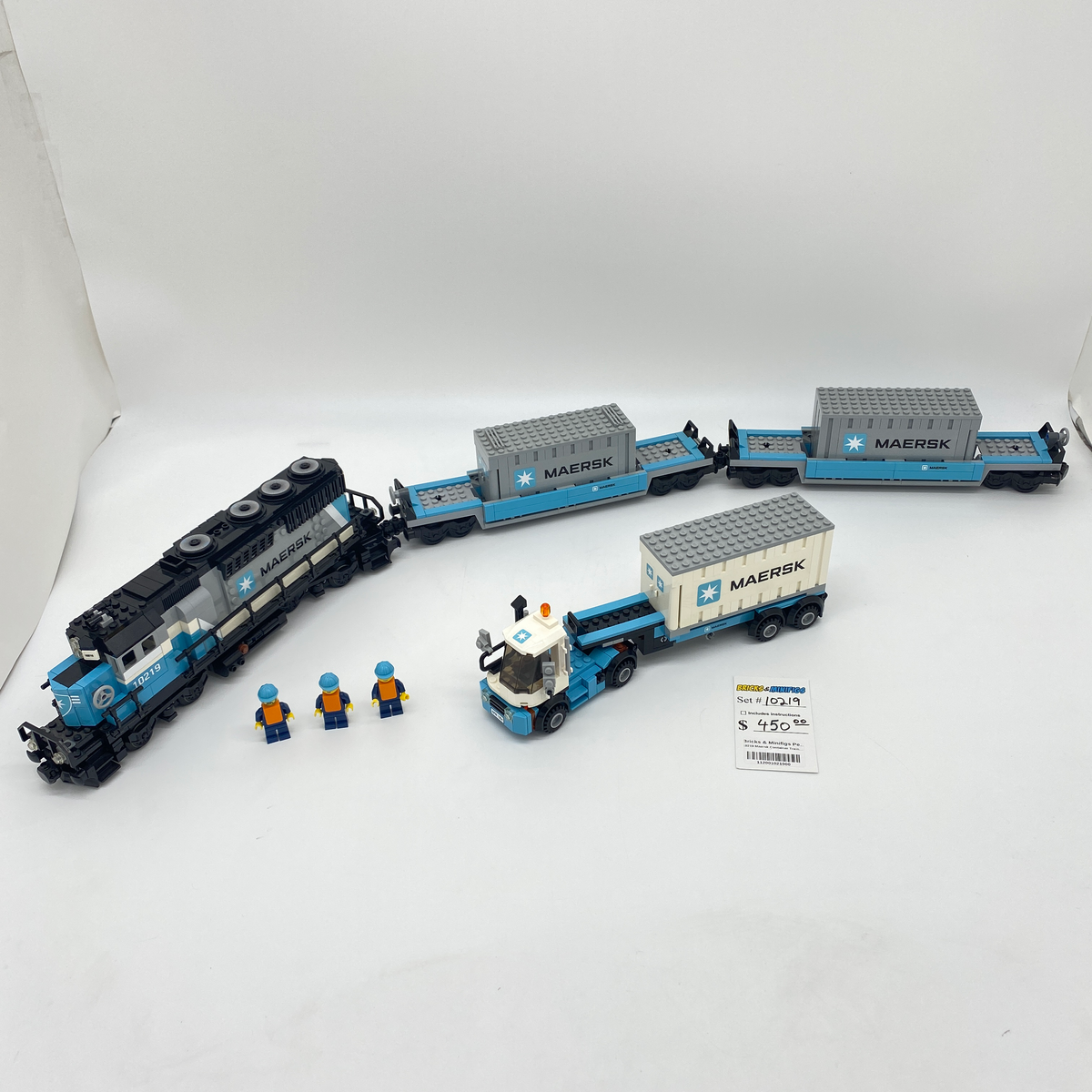 10219 Maersk Container Train (U) product image 1, provided for visual reference and product detail review