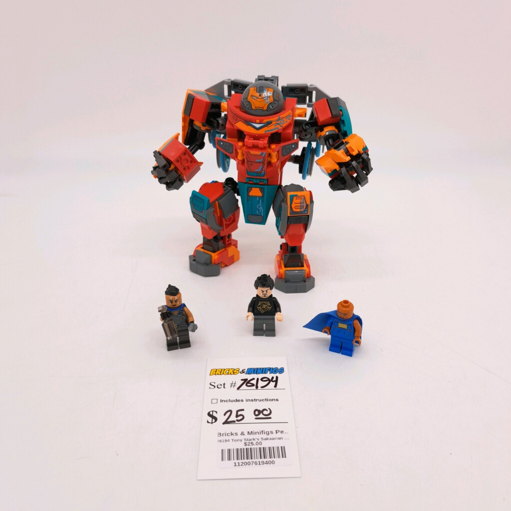 76194 Tony Stark's Sakaarian Iron Man (U) product image 1, provided for visual reference and product detail review
