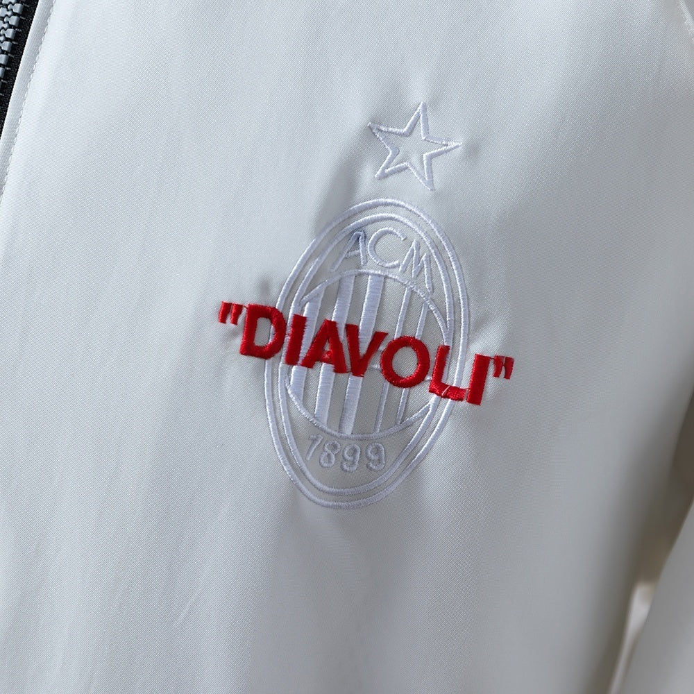 AC Milan Windbreaker 2025/26 White Football Soccer Jacket product image 7