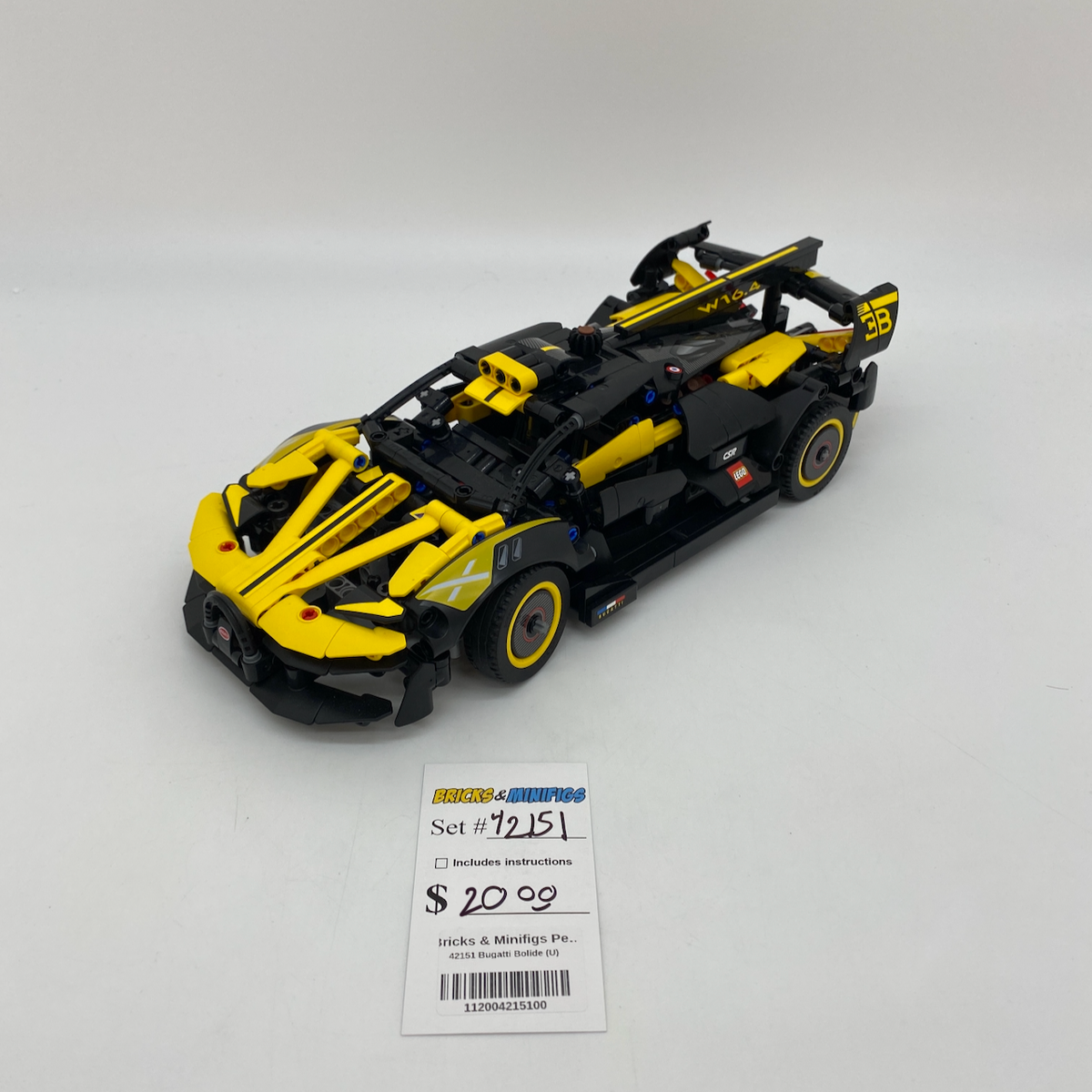 42151 Bugatti Bolide (U) product image 1, provided for visual reference and product detail review