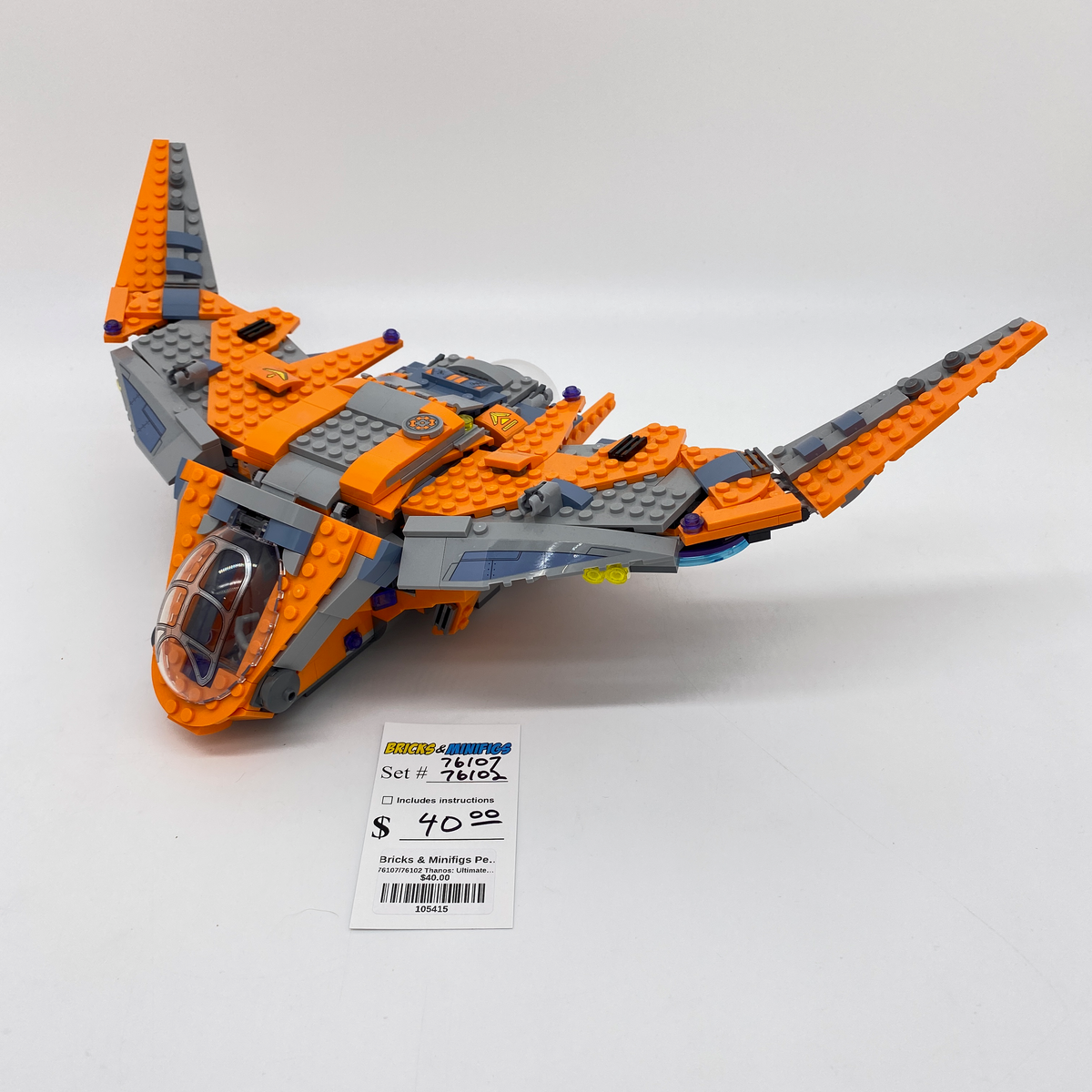 76107/76102 Thanos: Ultimate Battle (U2) product image 1, provided for visual reference and product detail review