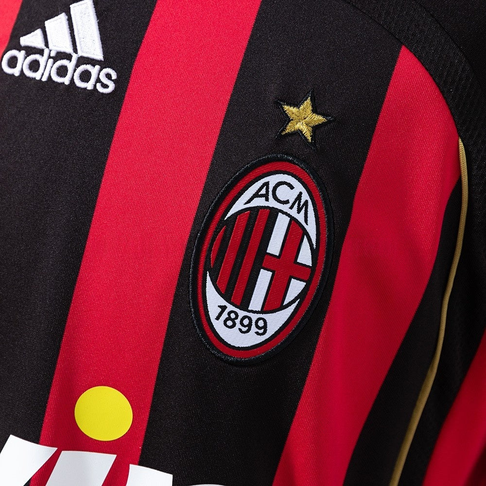 AC Milan Jersey 2006-07 Home Retro Football Kit Long Sleeves product image 5