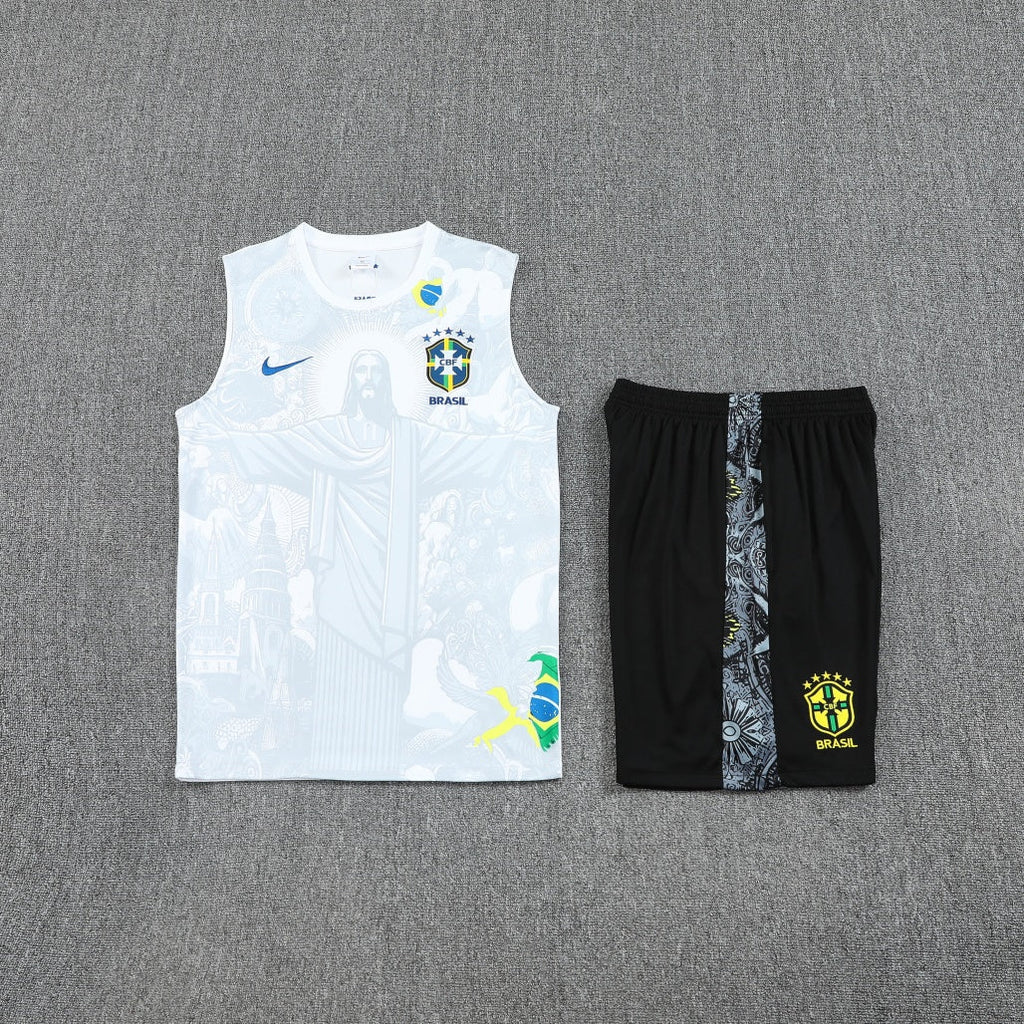 Brazil Vest Set Training Tracksuits 25/26 Football Kit product image 4