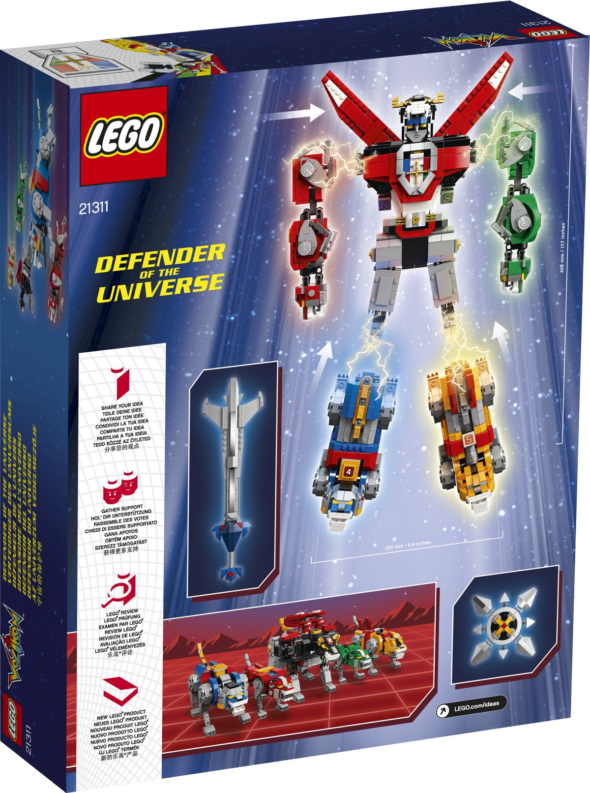 21311 Voltron product image 3, provided for visual reference and product detail review