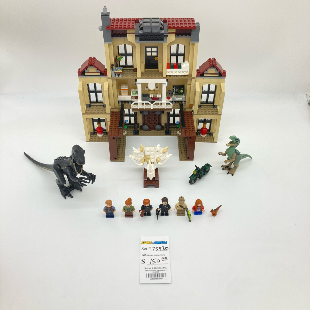 75930 Indoraptor Rampage at Lockwood (U) product image 1, provided for visual reference and product detail review