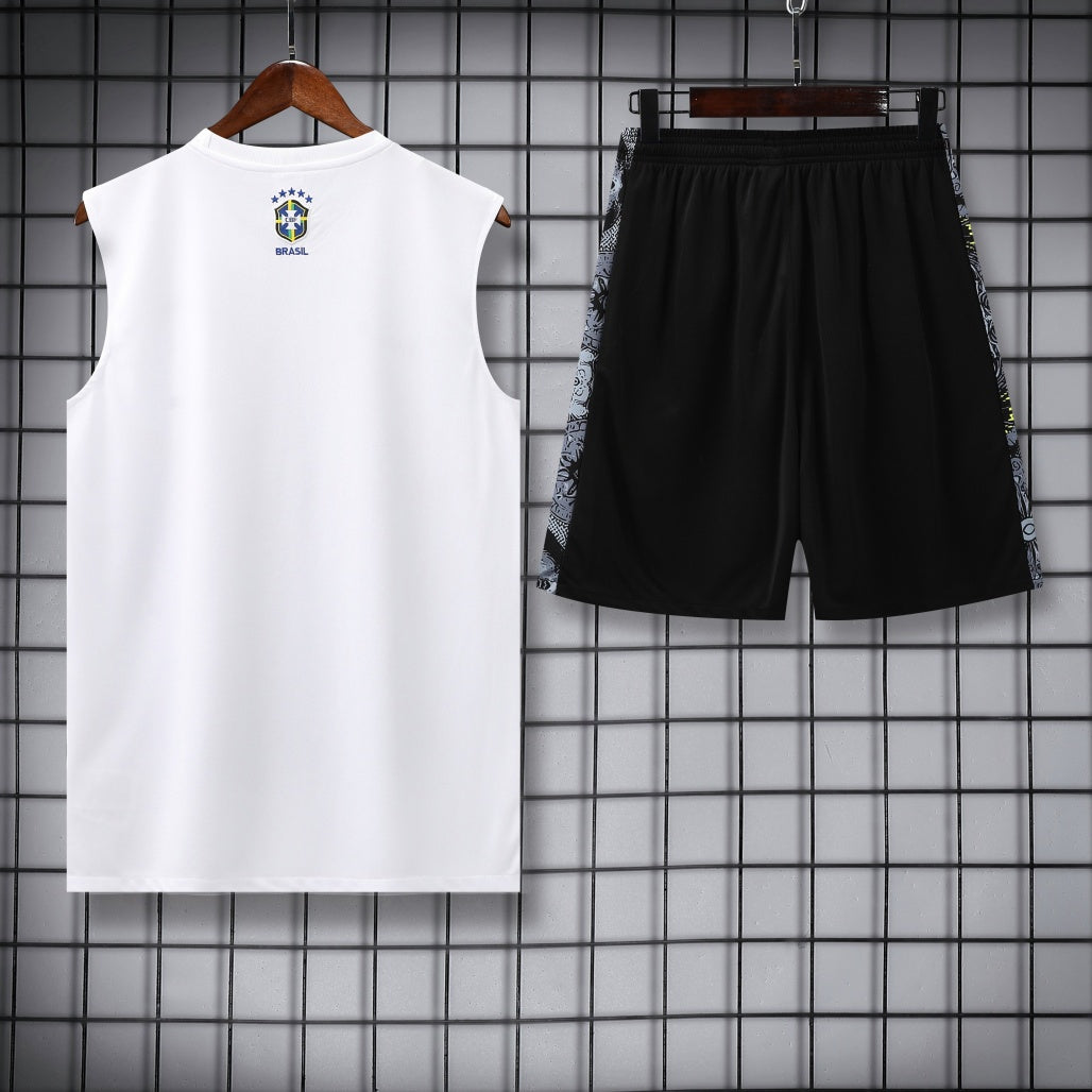 Brazil Vest Set Training Tracksuits 25/26 Football Kit product image 2