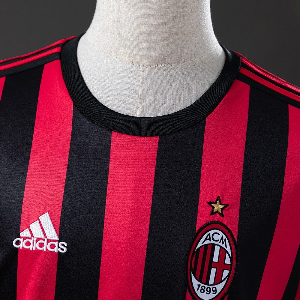AC Milan Jersey 2017-18 Home Retro Football Kit product image 7