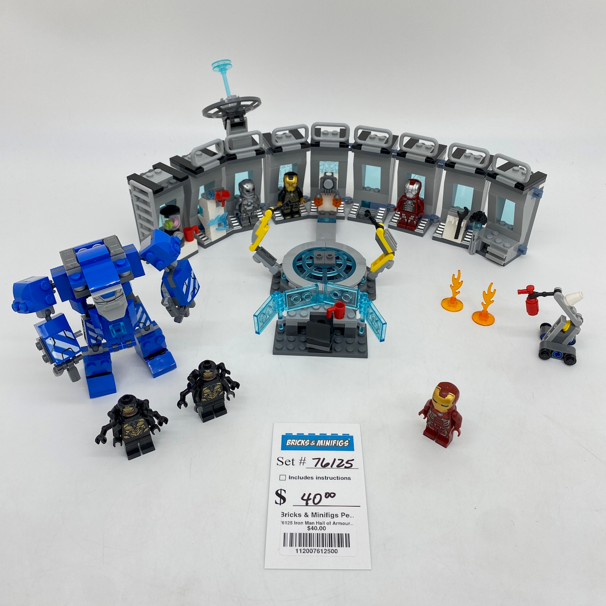 76125 Iron Man Hall of Armour (U) product image 1, provided for visual reference and product detail review