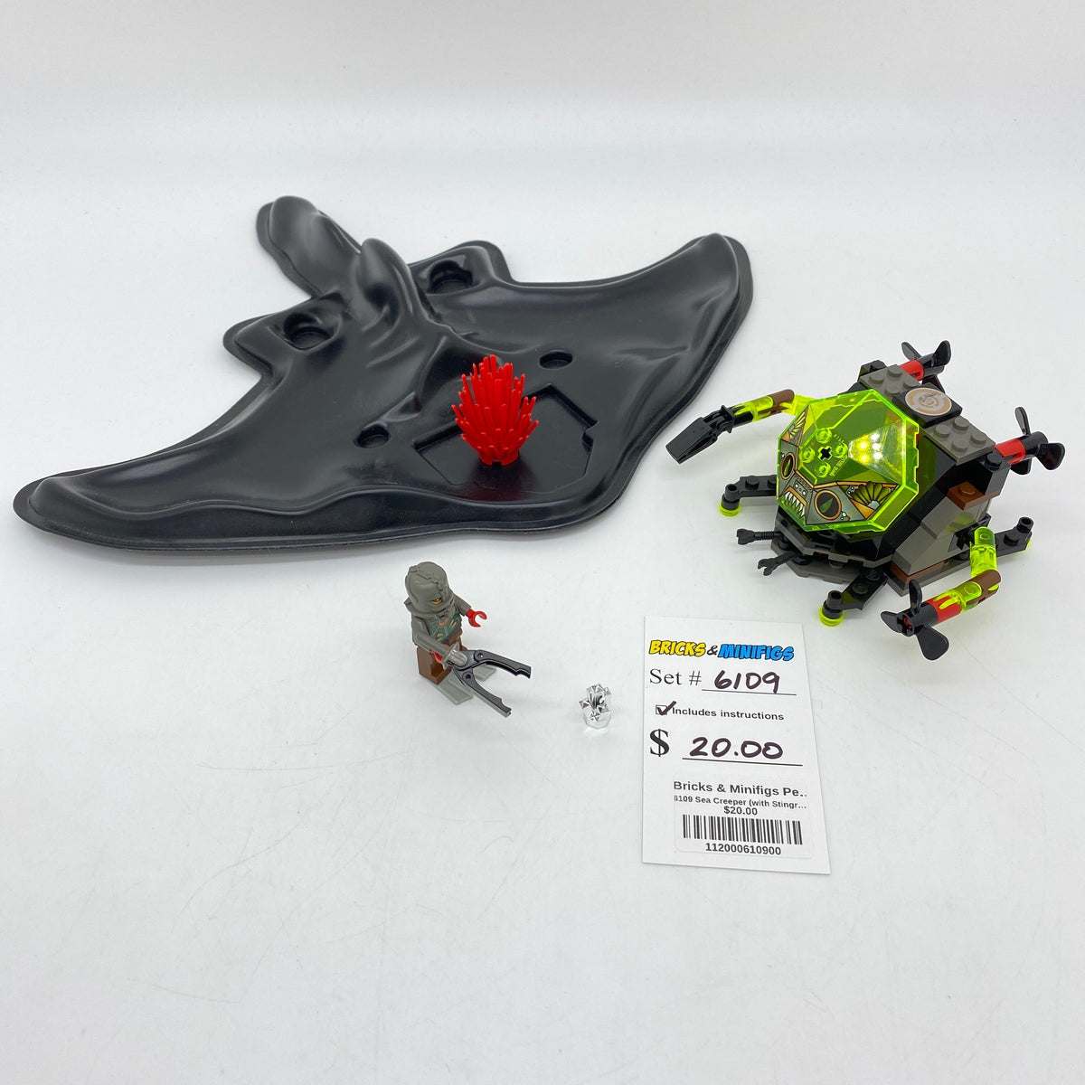 6109 Sea Creeper (with Stingray Baseplate, Raised) (U) product image 1, provided for visual reference and product detail
