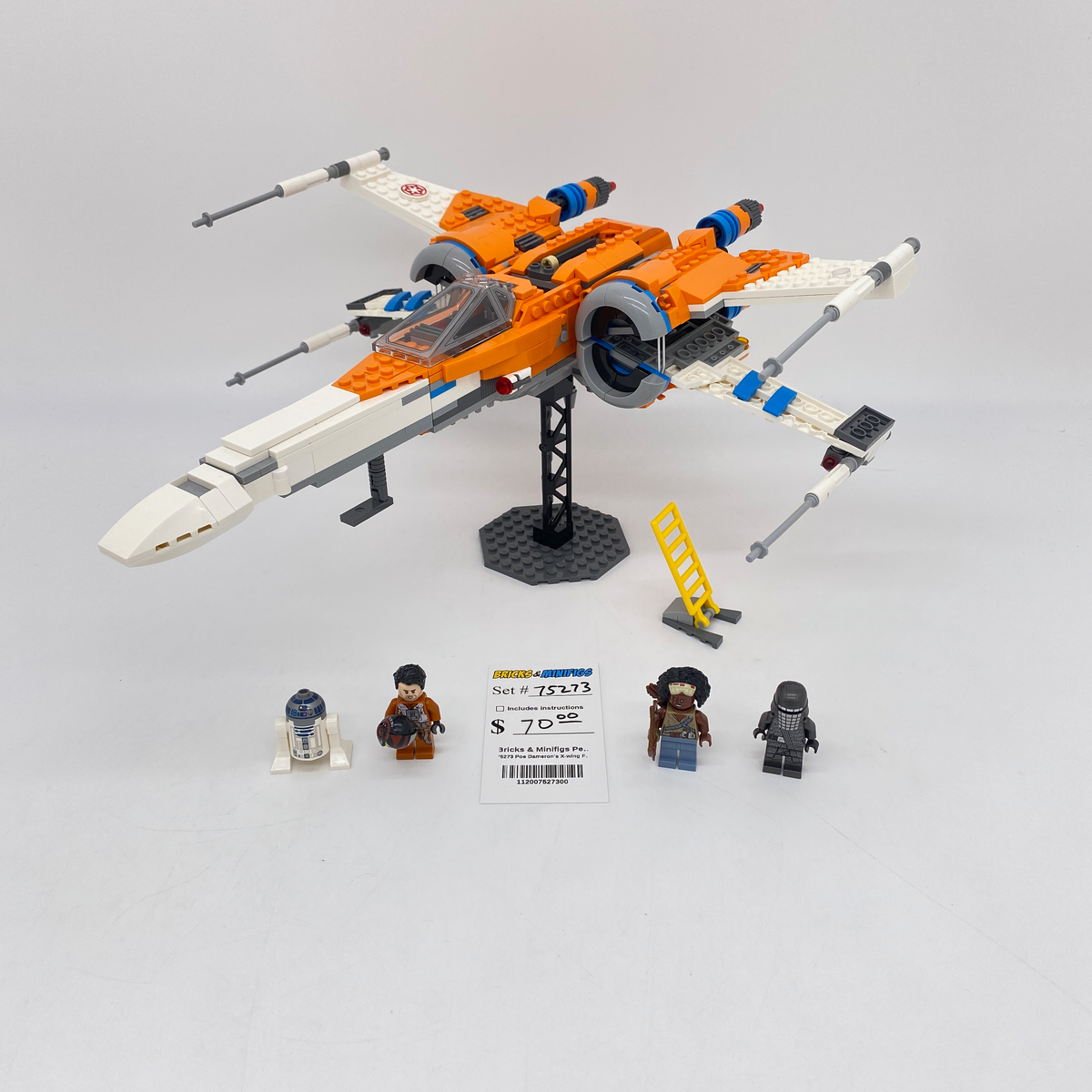 75273 Poe Dameron's X-wing Fighter (U) product image 1, provided for visual reference and product detail review