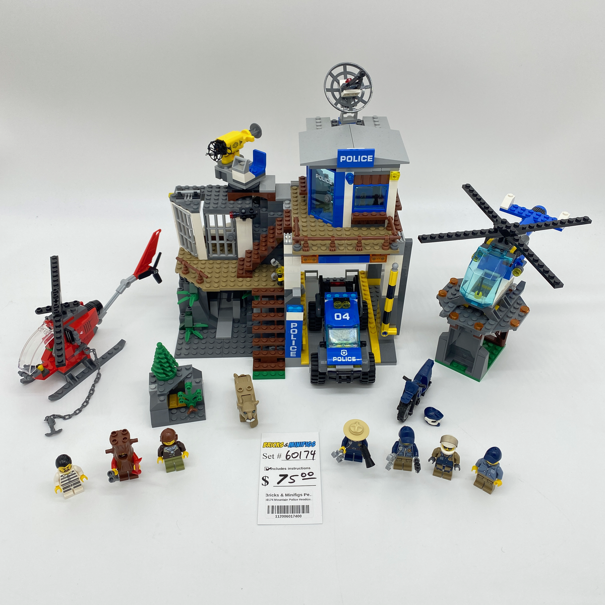 60174 Mountain Police Headquarters (U) product image 1, provided for visual reference and product detail review
