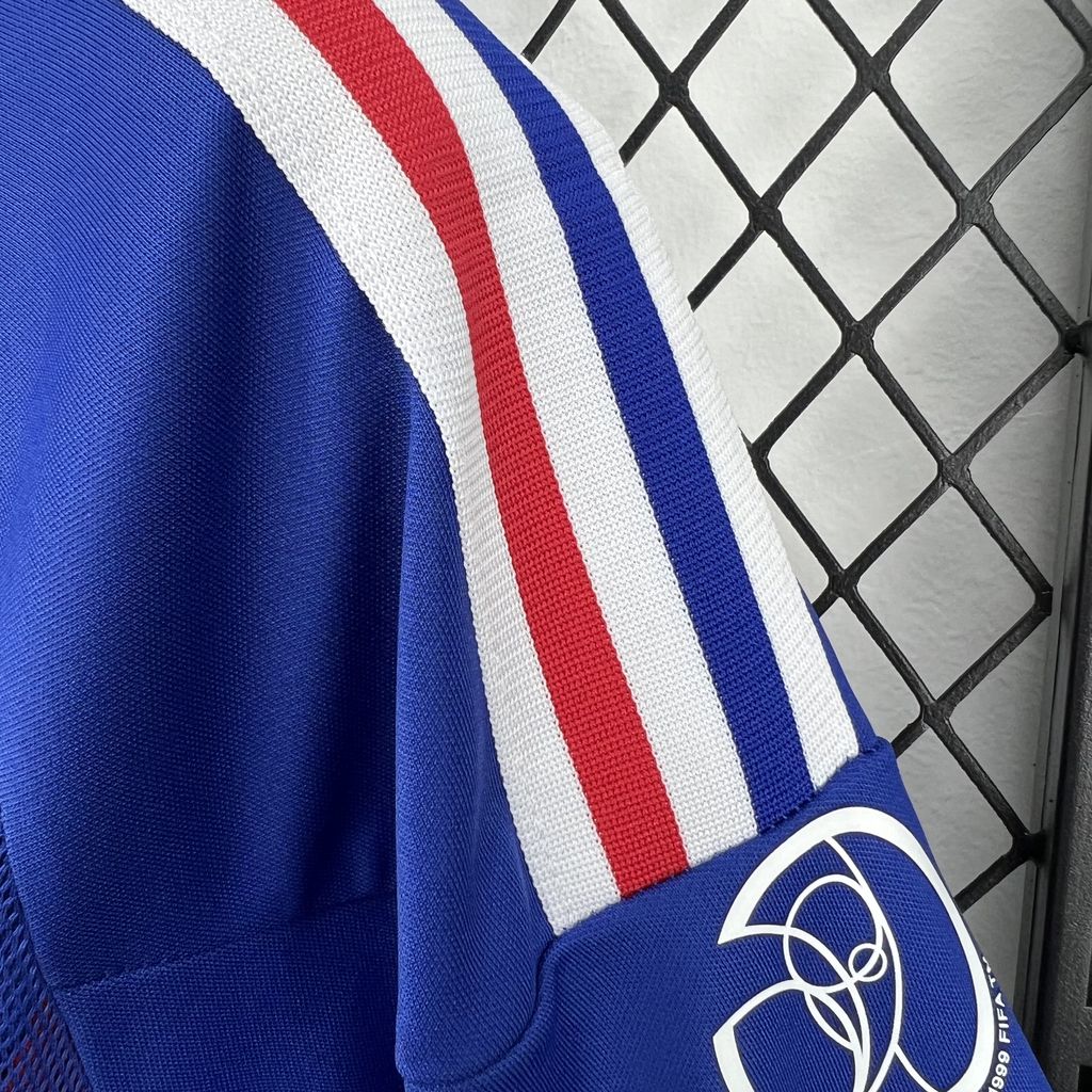 France Home Jersey 2002 Retro Football Kit Soccer Shirt product image 8
