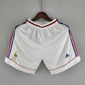 Retro France White Shorts 1998 Football Jersey product image 1