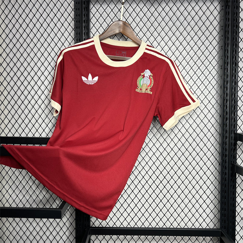 Retro Mexico Red Jersey 1985 Football Kit Soccer Shirt product image 3