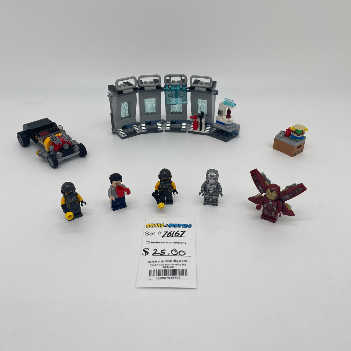 76167 Iron Man Armory (U) product image 1, provided for visual reference and product detail review