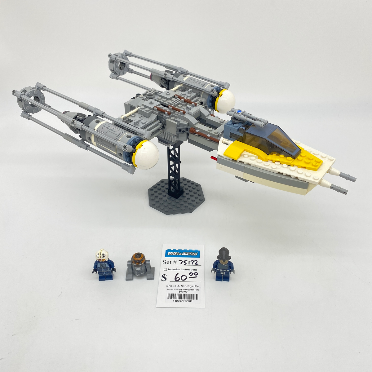 75172 Y-Wing Starfighter (U1) product image 1, provided for visual reference and product detail review