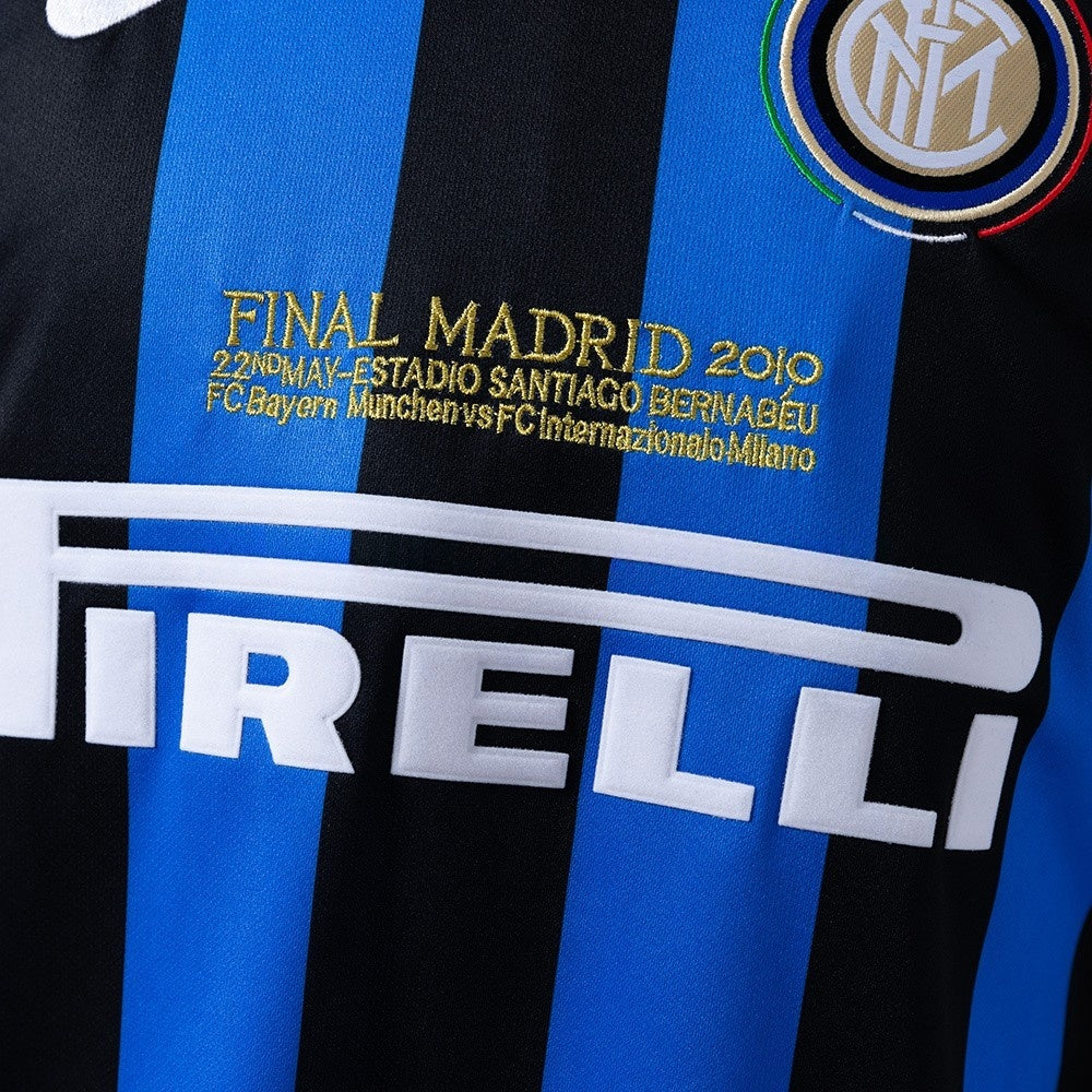 Inter Milan Jersey 2009-10 Home Retro Football Kit Long product image 6