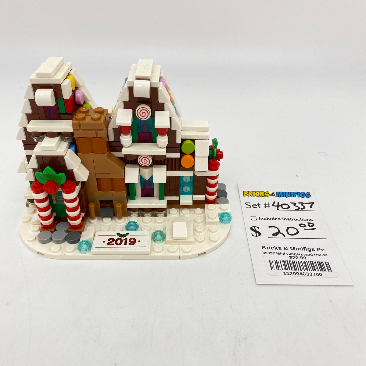 40337 Mini Gingerbread House (U) product image 1, provided for visual reference and product detail review