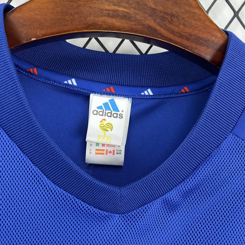 France Home Jersey 2002 Retro Football Kit Soccer Shirt product image 2