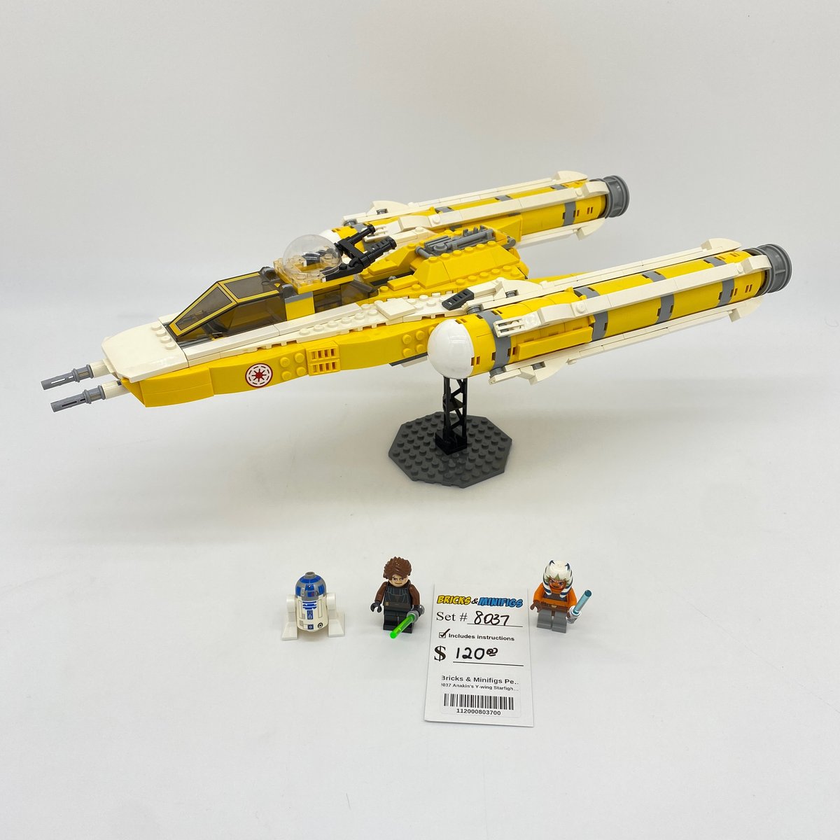 8037 Anakin's Y-wing Starfighter (U) product image 1, provided for visual reference and product detail review